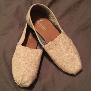 TOMS classic slip ons.